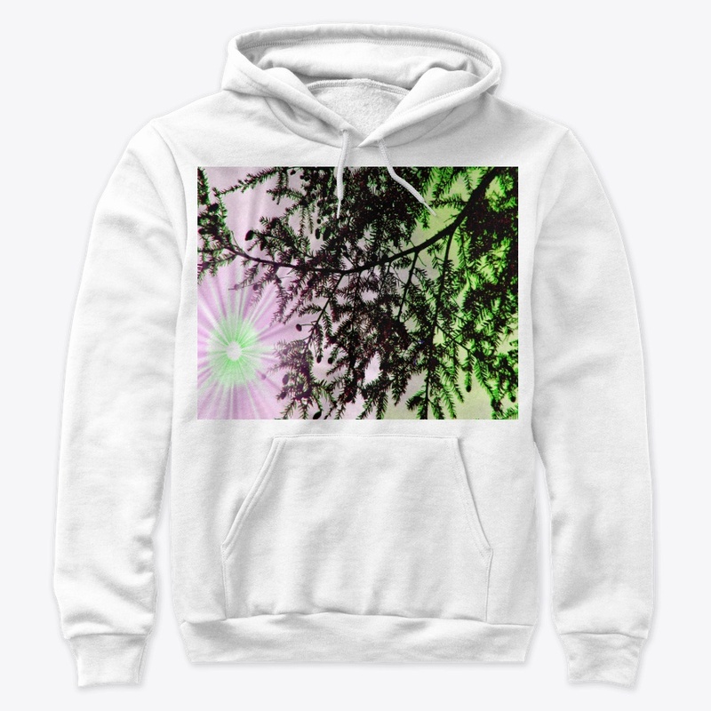 green and pink tree 