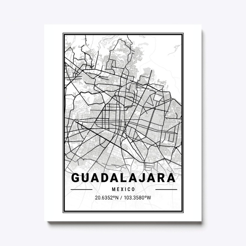 Guadalajara Light City Map