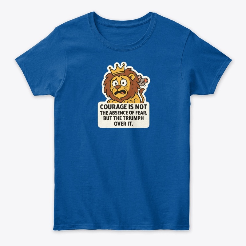 Crowned Lion, Mouse Heart - Sticker