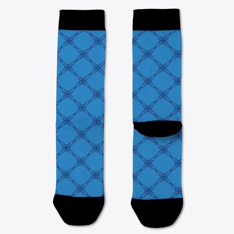 Blue Squares and 4 Point Stars