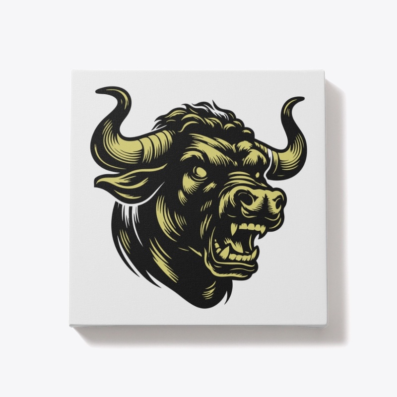 Rustic and Fierce Cow Graphic