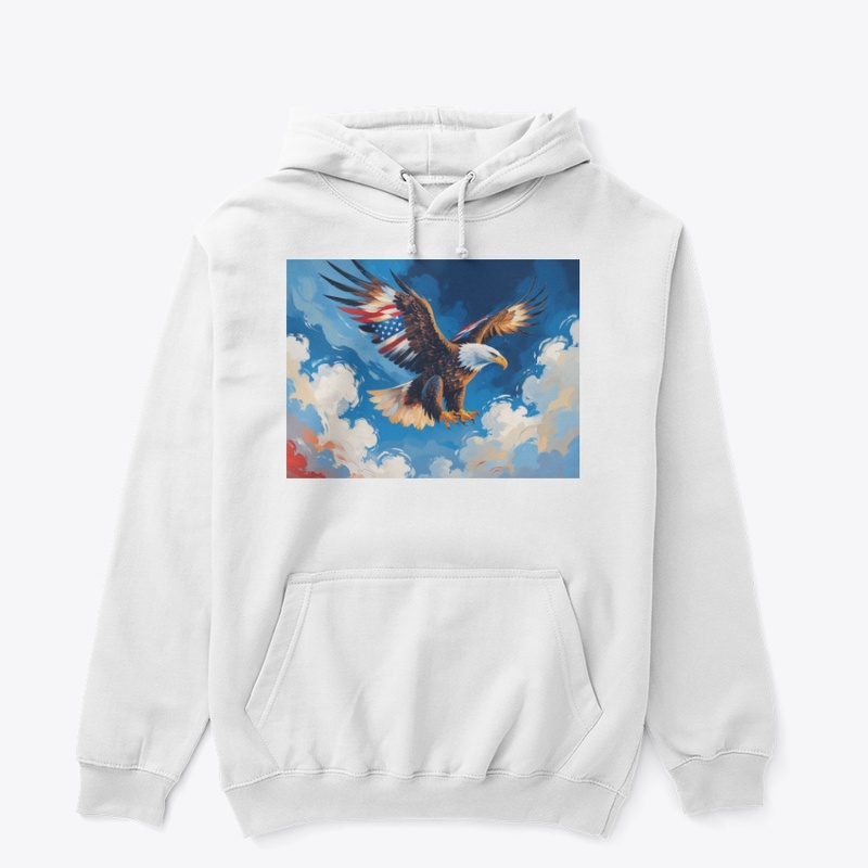 A Soaring Bald Eagle