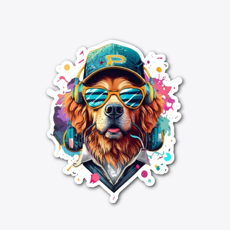 Paws and Play: Groovy Dog DJ Tee 🐾🎧