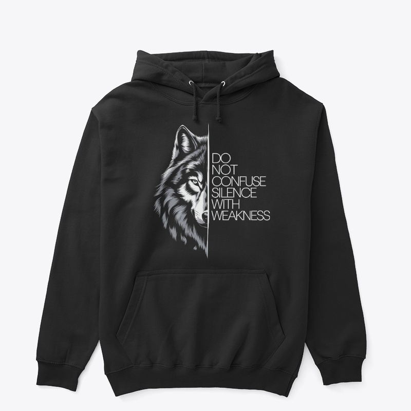 "Silence Isn't Weakness Wolf Art"