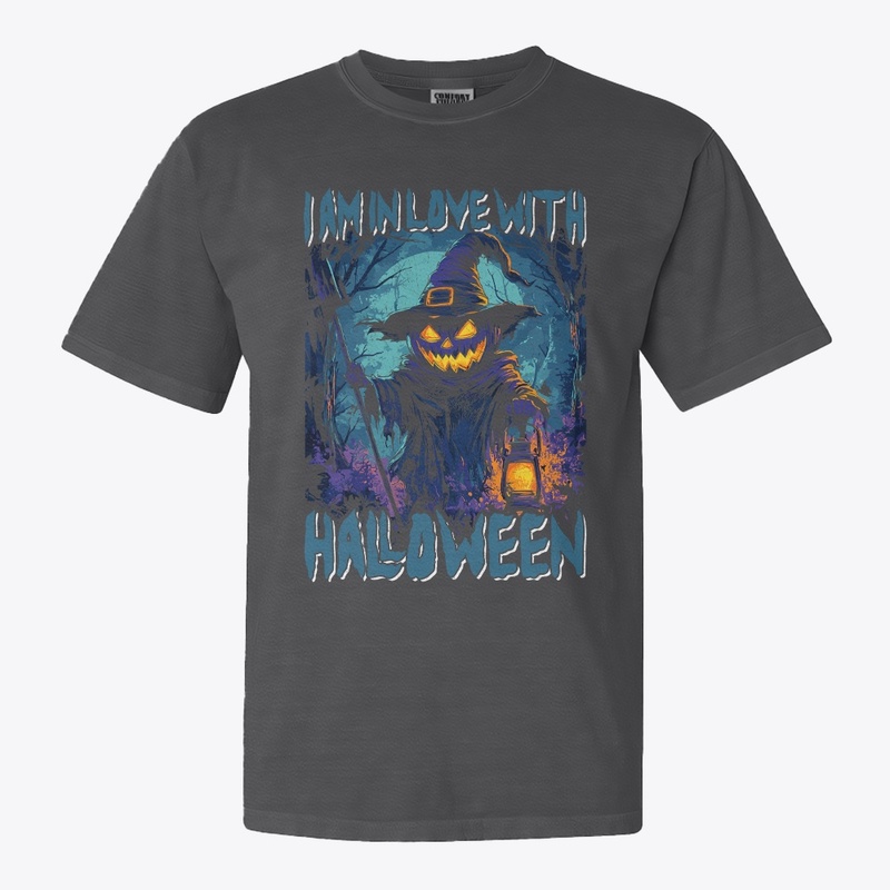 Pumpkin Head Witch Halloween T-Shirt