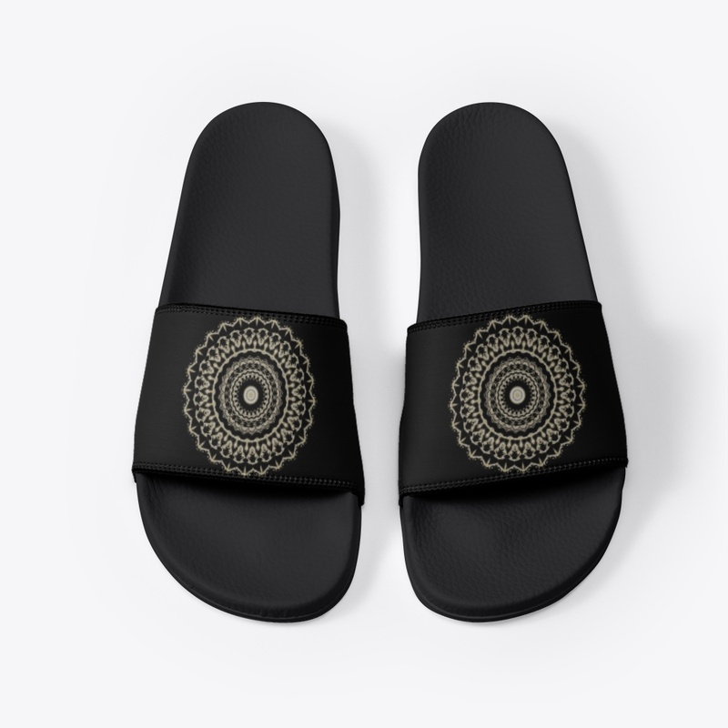 Black  customize slipper 