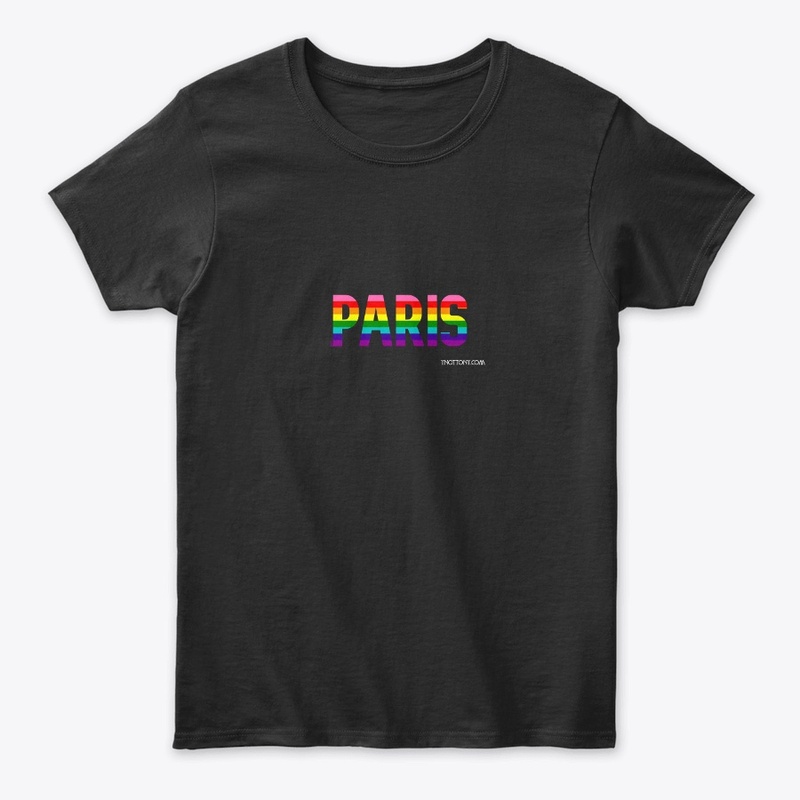 Paris Pride Rainbow Flag Apparel
