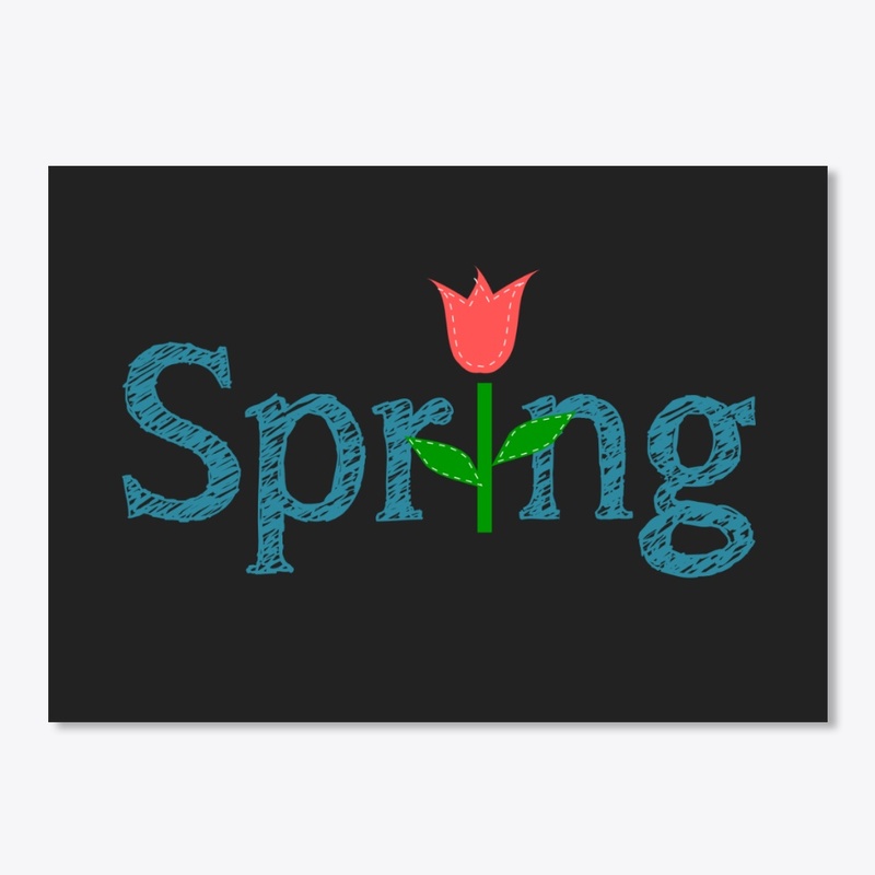 spring lettering