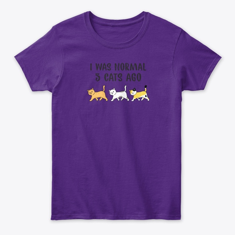 I was normal 3 cats ago funny cat lover