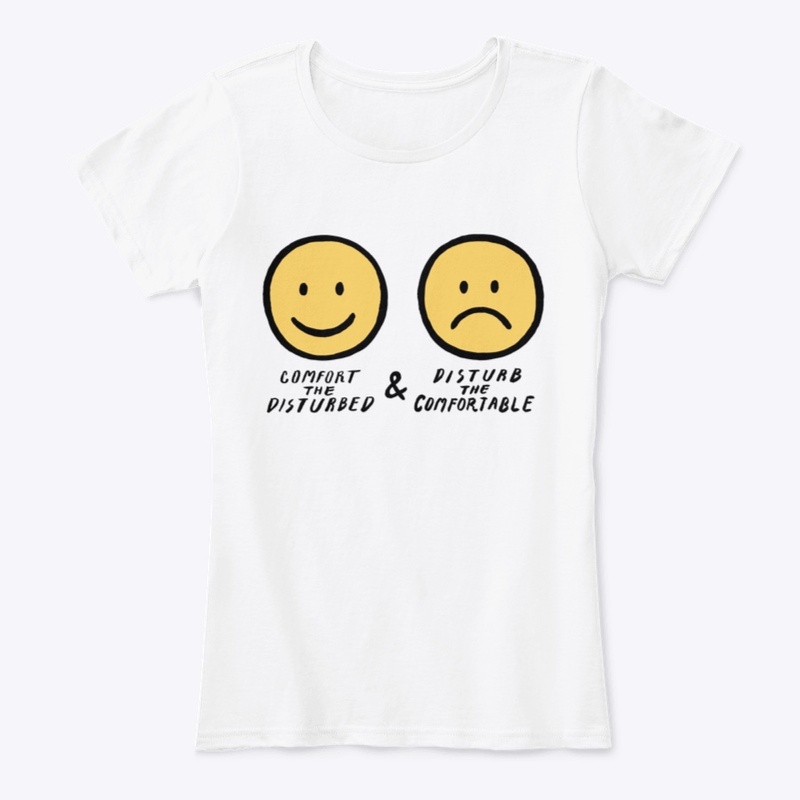 comfort disturbed smiley women