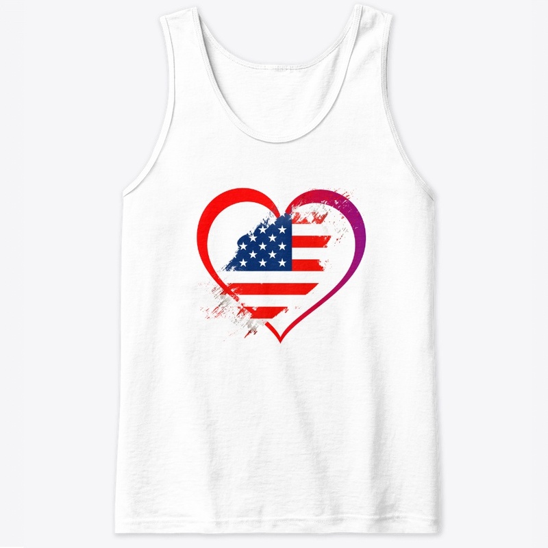 American Heart Flag Tee