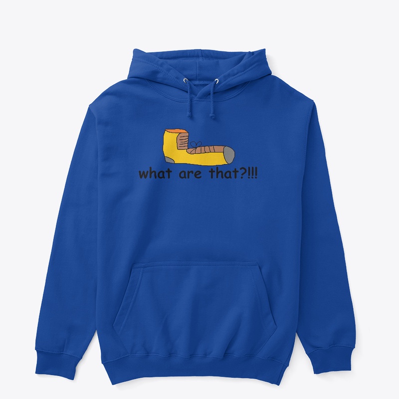 its a shoe... and it says what are that