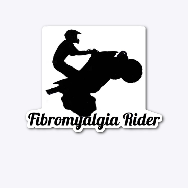 Fibromyalgia Rider Sticker