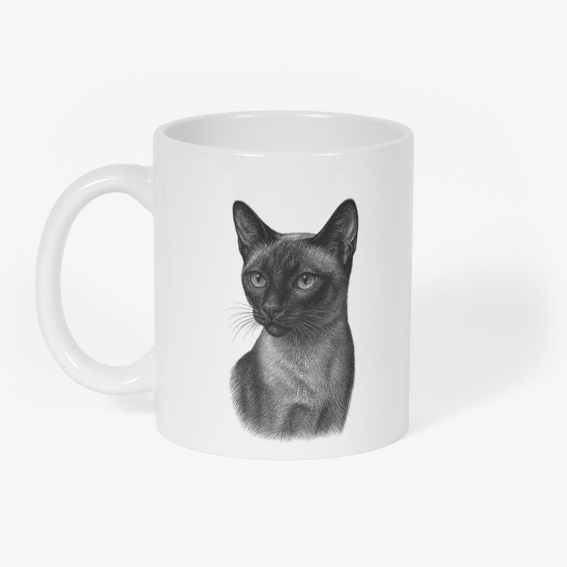 Chic Siamese Cat for Cat-Loving Girls