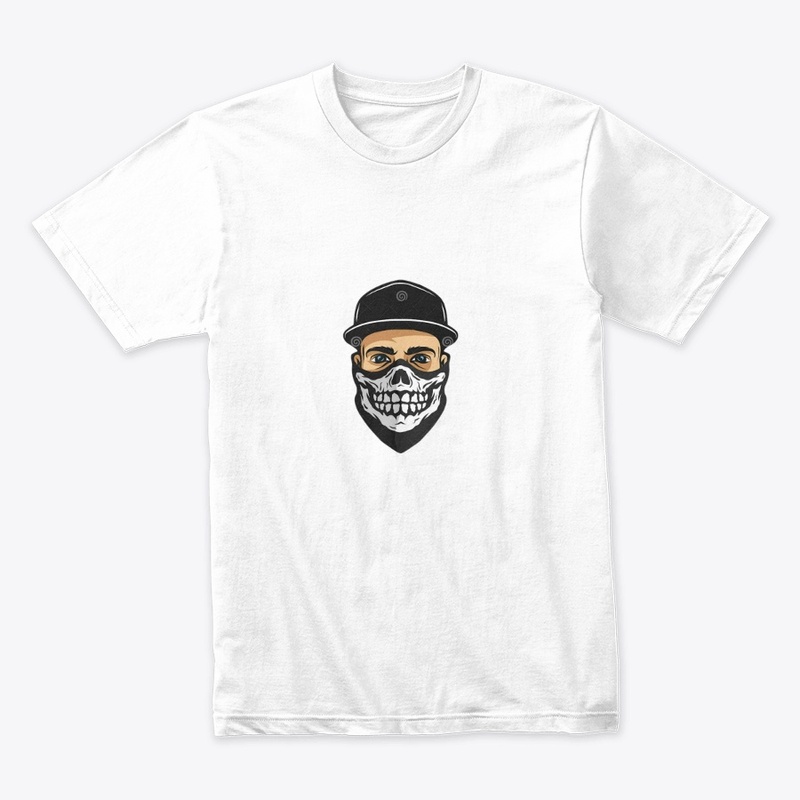 Skeleton mask boy t-shirt