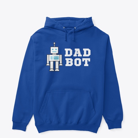 Dad Bot Royal T-Shirt Front