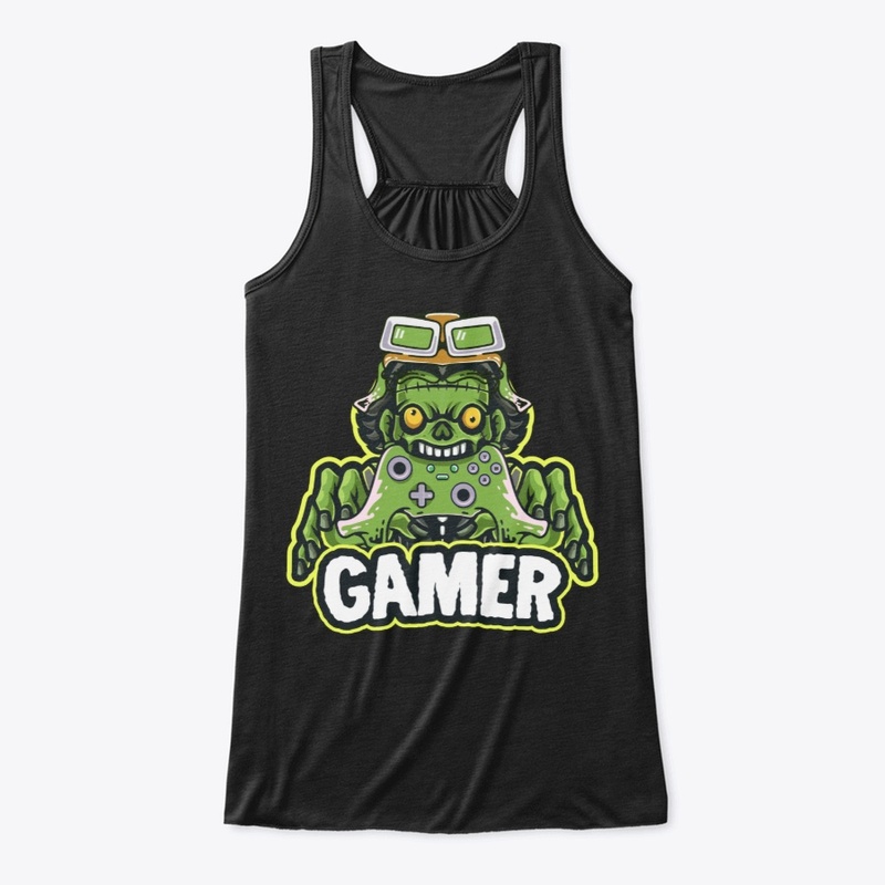 Funny Gamer Zombie Halloween Gaming