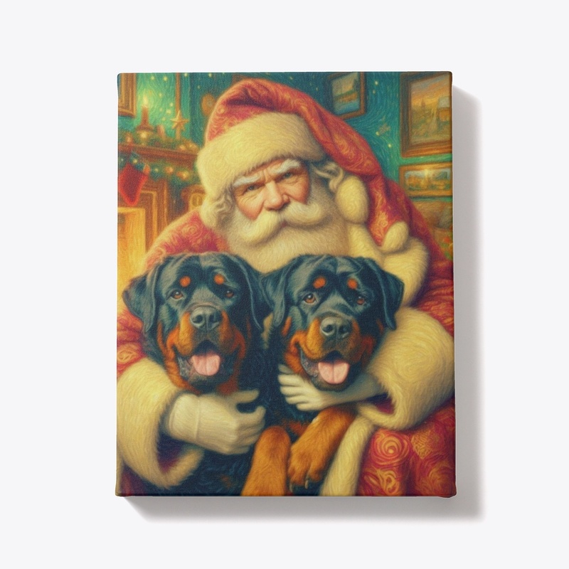 Rottweilers and Santa