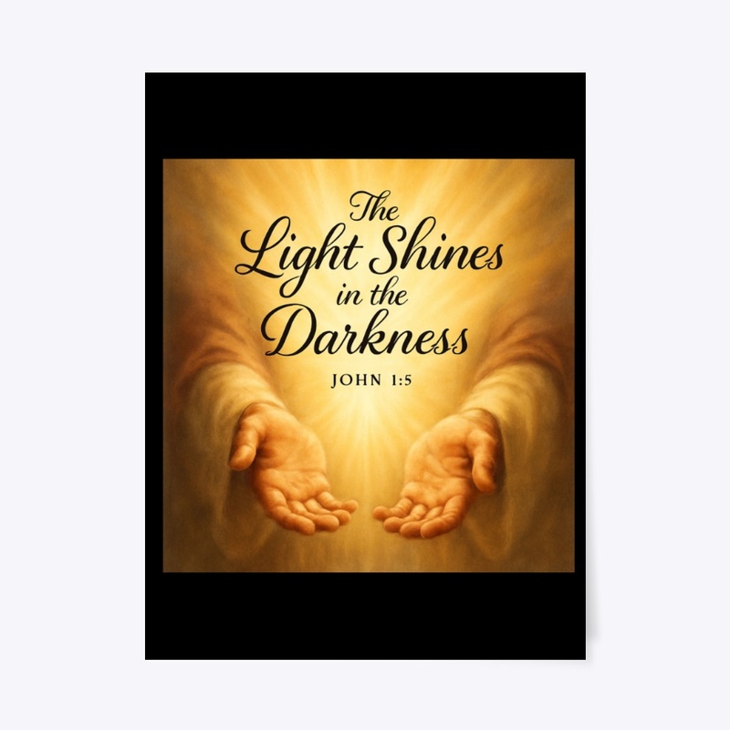 The light shines