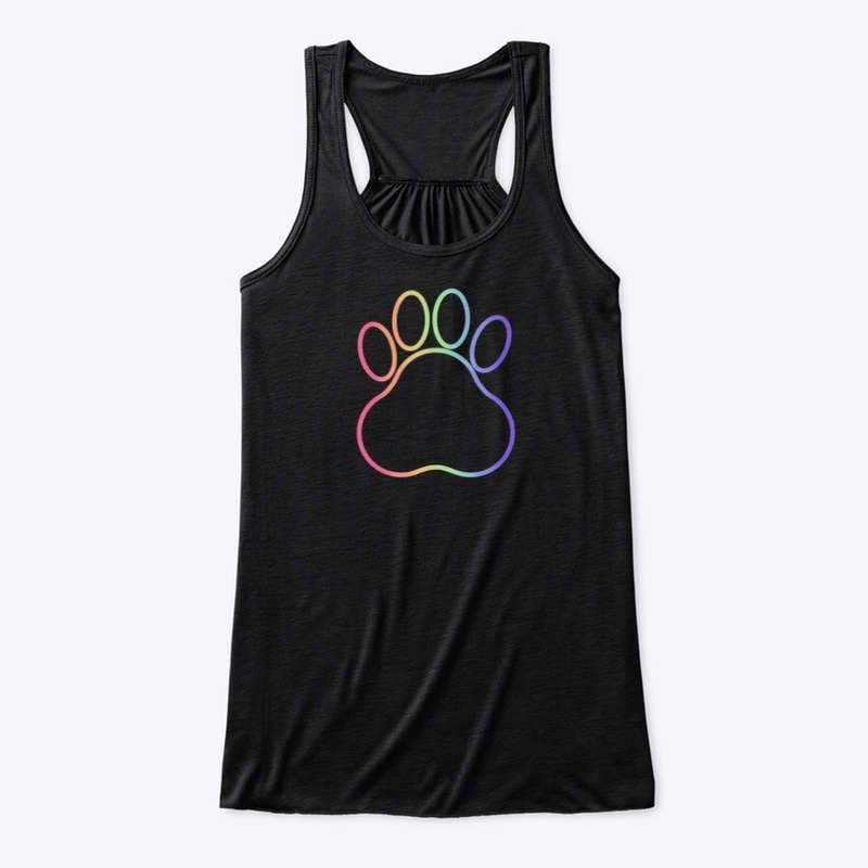 Rainbow Pride Paw