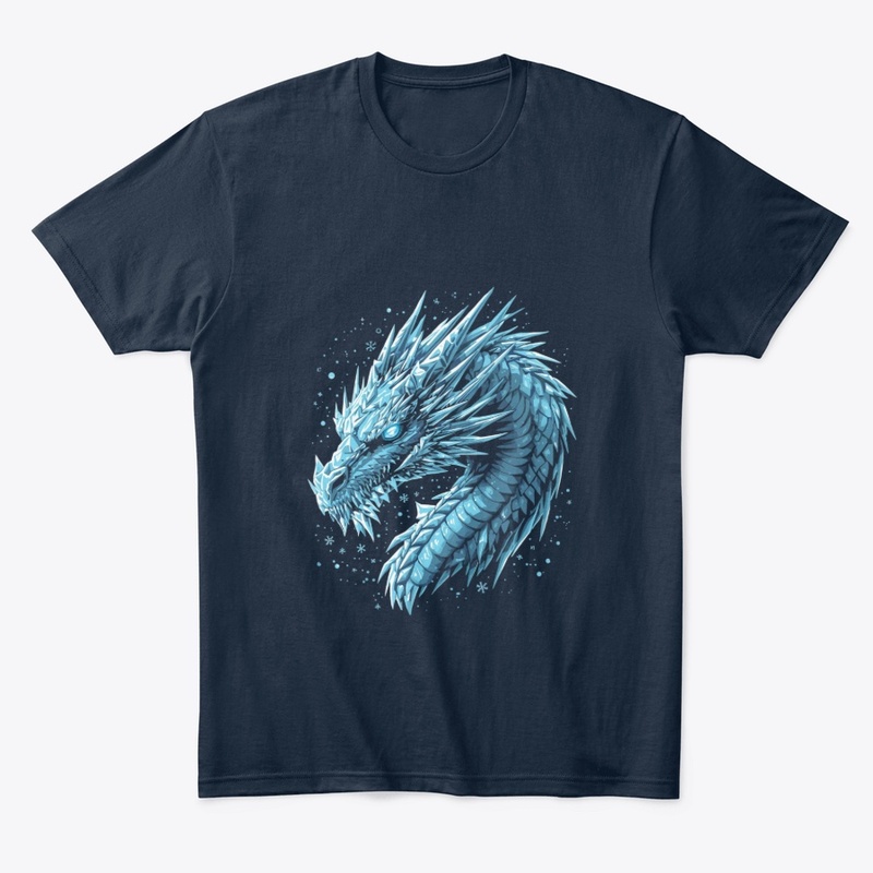 Ice Dragon Fantasy T-Shirt ❄️🐉
