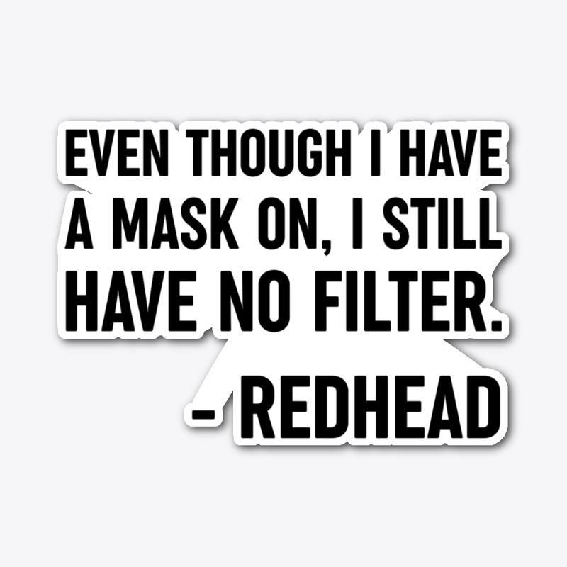 Redhead lovers mask 