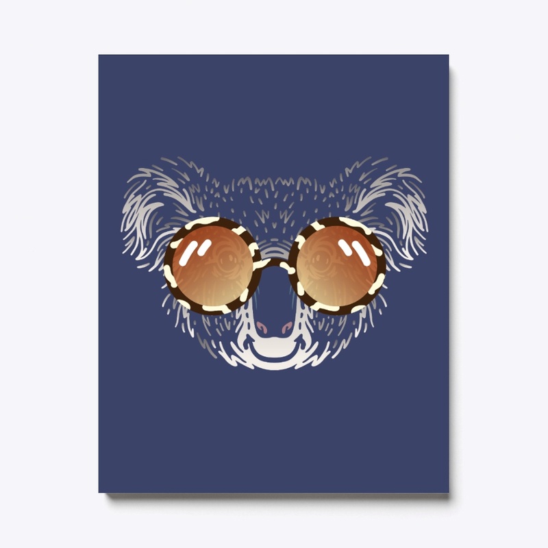 Cute Koala in Sunglasses (Colored+sg01)