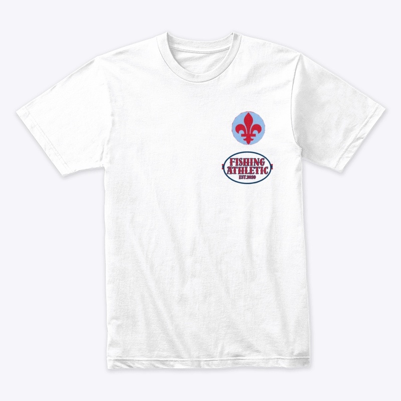 Fluer De Lis x Fishing Athletic t-shirt