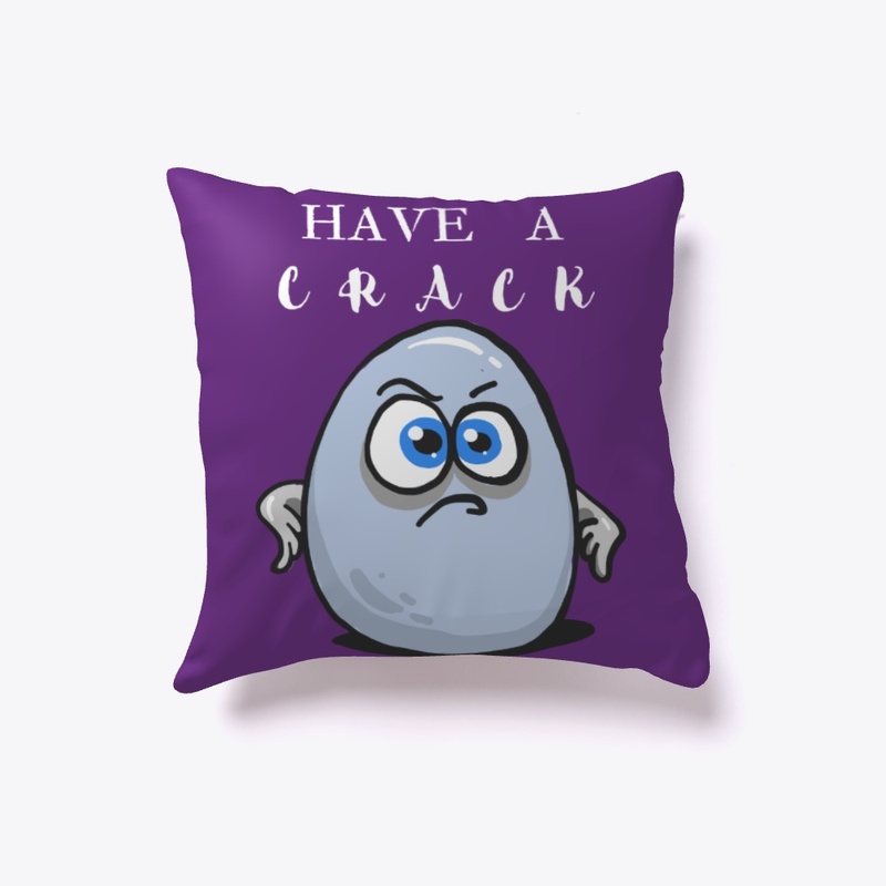 Angry Easter Egg - Have a crack White