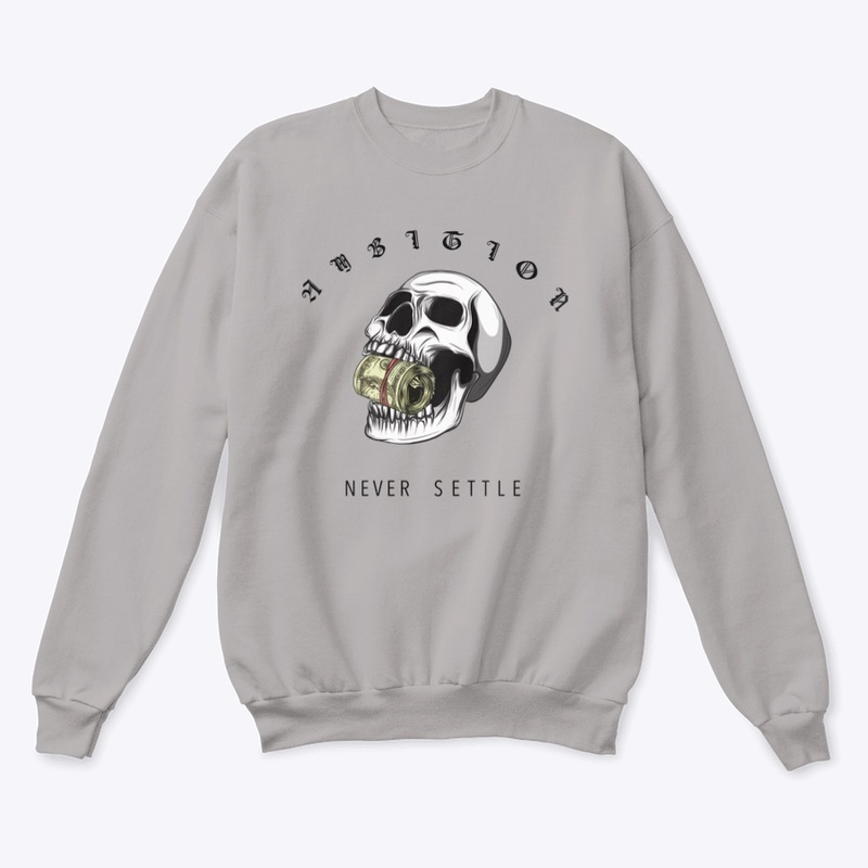 Never Settle Skull Tee 