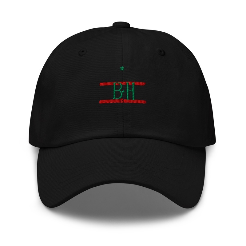 "BH" - Stylish Monogram Pattern