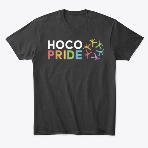 Hoco Pride Logo Black T-Shirt Front