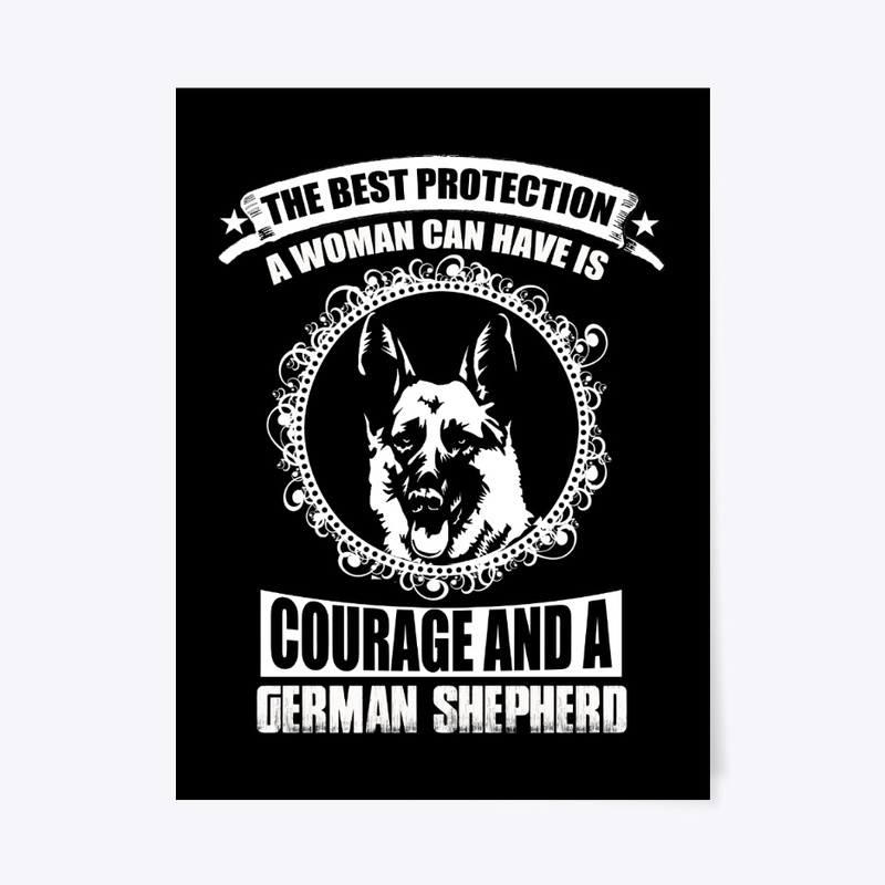 Courage and German Shepherd - Awesome Ge