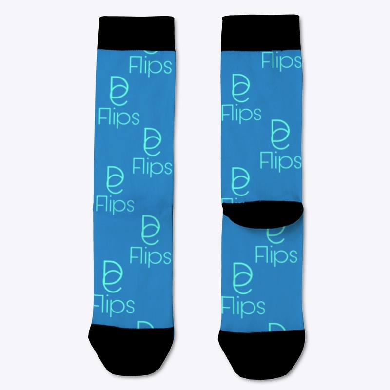 Teal Logo socks