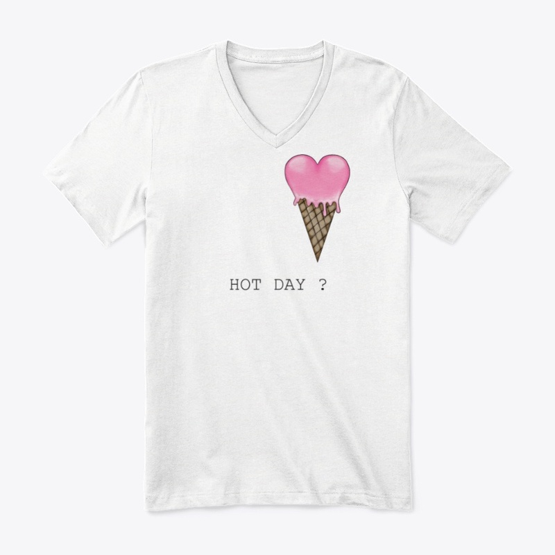 Heart On Ice Cream Cone