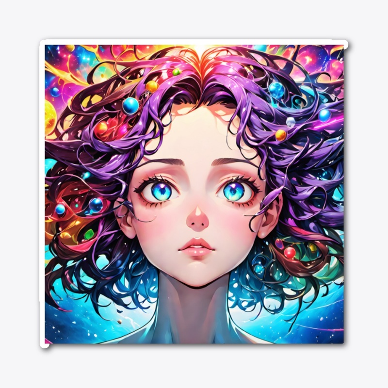 Cosmic Portrait Digital Art - PG17