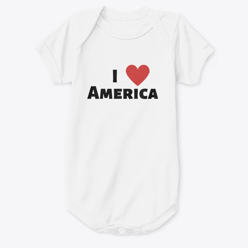 I Love America Kids/Toddler/Infant Tee