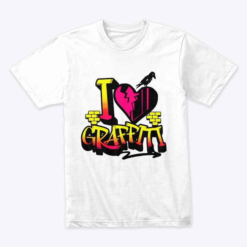 I Love Graffiti T Shirt