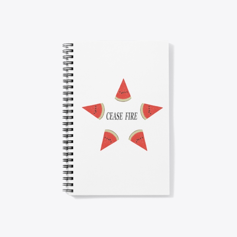 "CEASE FIRE" Watermelon Star Line