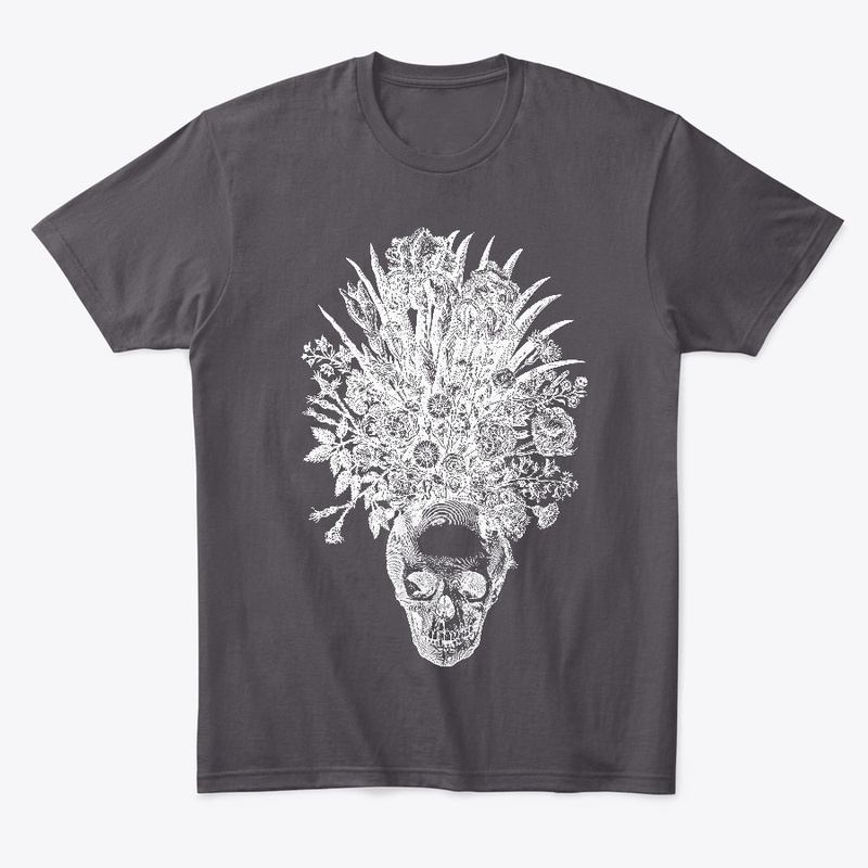 May Queen Skull w/ Floral Headdress