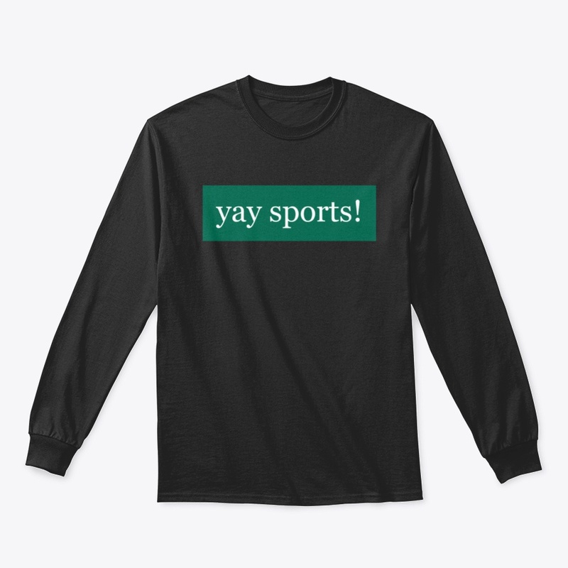 Yay Sports Written in White on Green