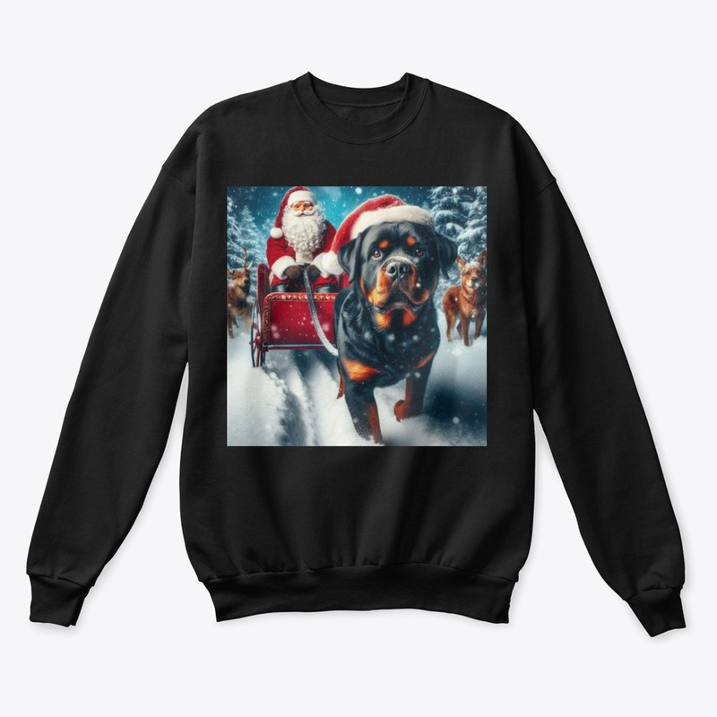 Rottweiler & Santa