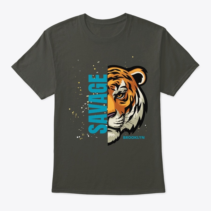 Black Illustrative  Savage T Shirt