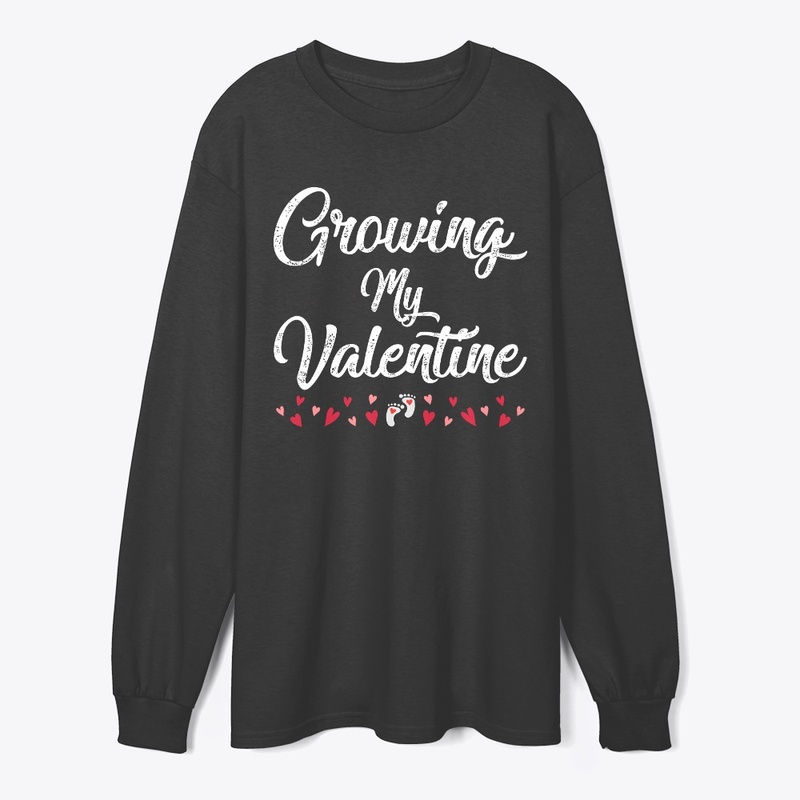 Adorable Valentine's Day Pregnancy Tee