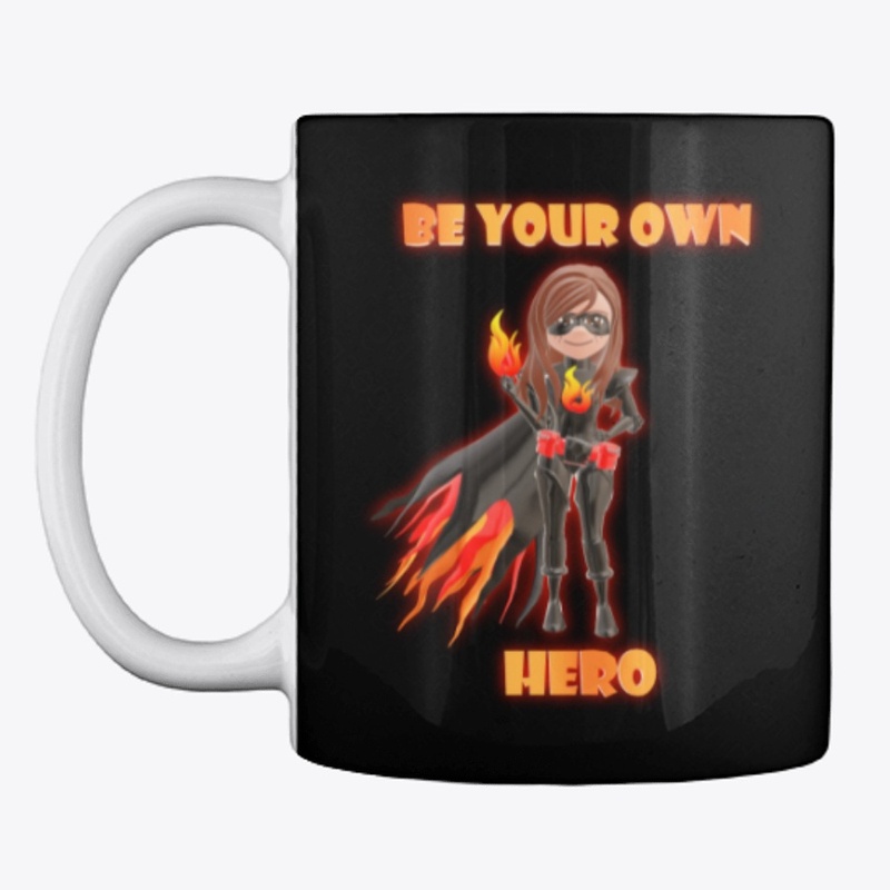 BE YOUR OWN HERO FRECKLEFAM MUG