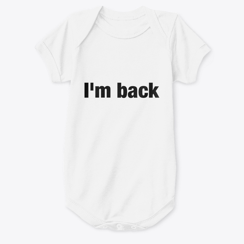 I'm back