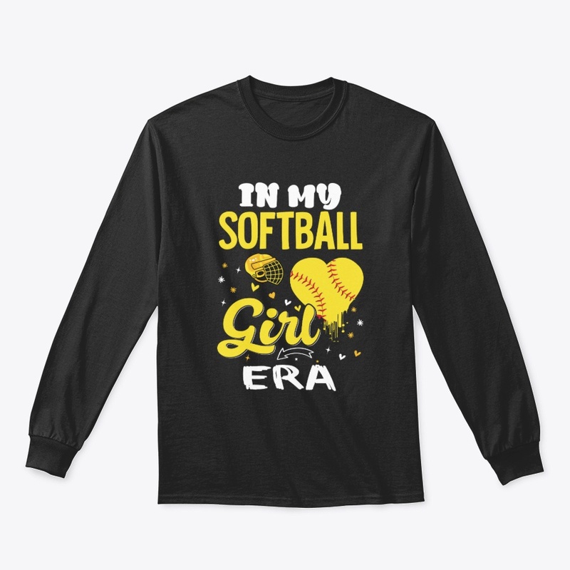 In My Softball Girl Era Retro Groovy 