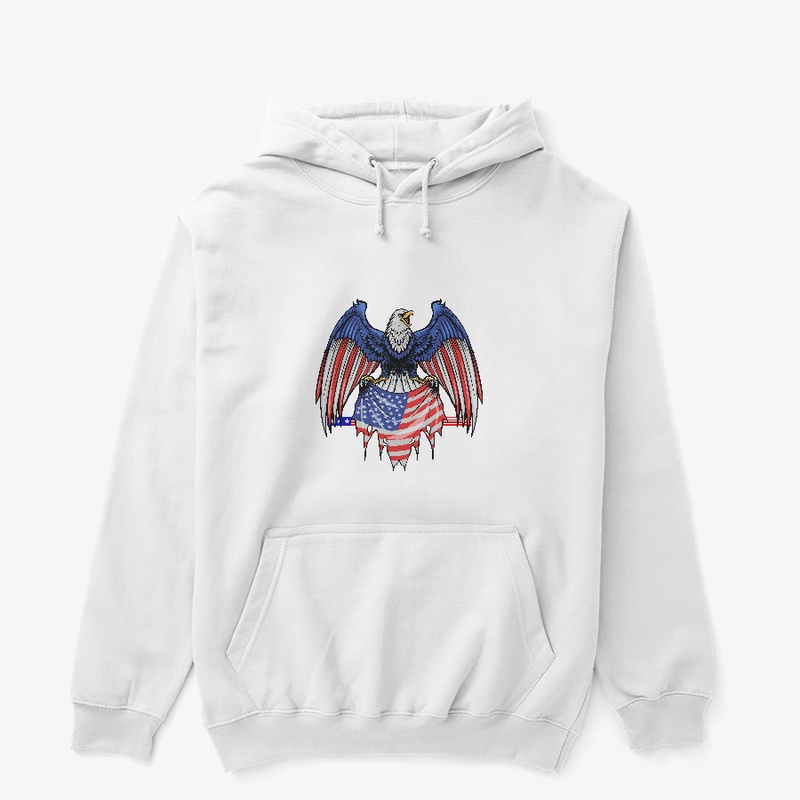 American Bald Eagle Shirt Flag USA