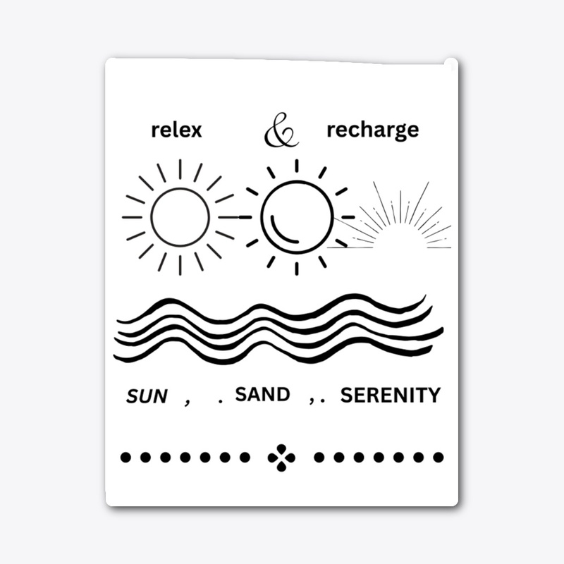 "Relax & Recharge Tee"