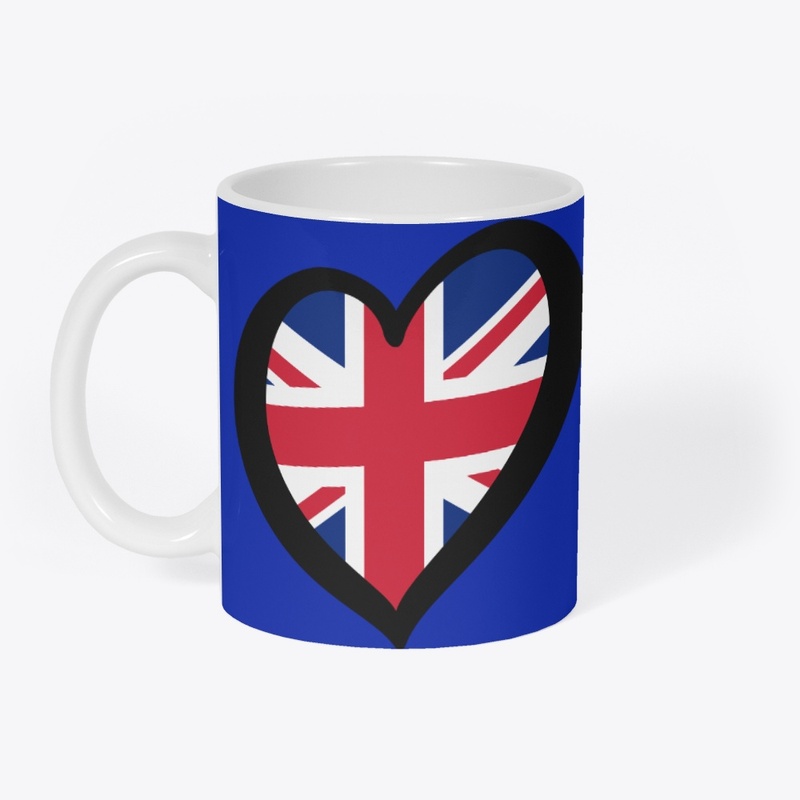Beautiful UK flag design t shirt